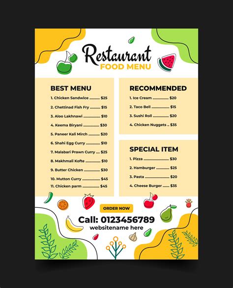 Menu.