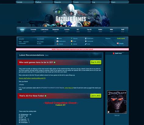 gazellegames.net.