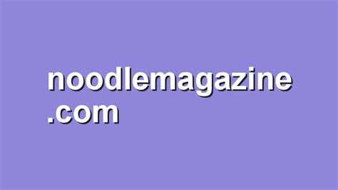 noodlemagazin.con