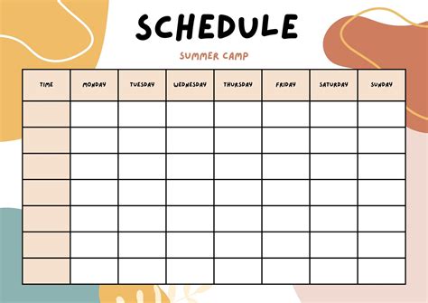 schedule