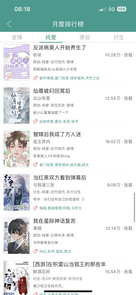 小说推荐排行榜单.