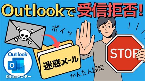 迷惑メールの受信拒否方法について.